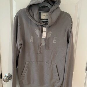 American Eagle Outfitters Gray Sweatshirt Hoodie
